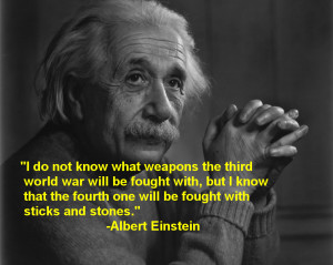 Einstein Quotes About Technology I Fear The Day -albert einstein ...