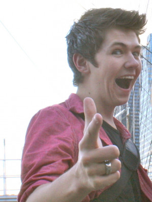 Damian McGinty Excited much about the GLEE Project...NAHHHHHH...ye ...