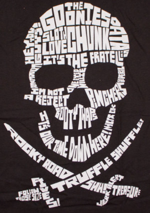 ... peliculas goonies camiseta goonies camiseta the goonies quote skull