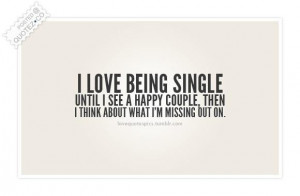 love being single quote