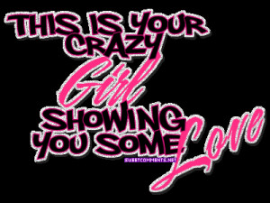 Crazy Girl Showing Love Tumblr gif