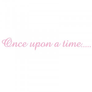 Once upon a time..... Wall decal sticker. Great wall quote that you ...