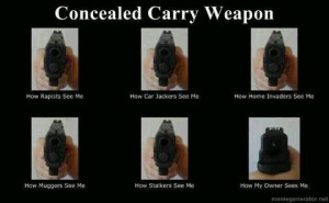 What I do,Concealed carry weapon