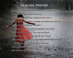 Viewing Gallery For - Healing Prayer Quotes
