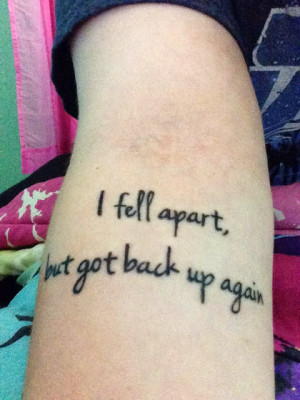 Go Back > Gallery For > Tattoos About Overcoming Struggles