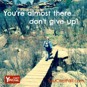 You're almost there...don't give up! - Amber, You Can't Fail Voice www ...