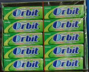 View Product Details: Orbit gum spearmint