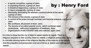 Henry Ford Exposed the Evilness of The Jews