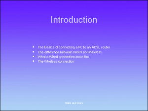 Powerpoint Introduction Slide
