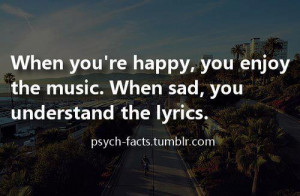 happy, love, lyrics, music, sad