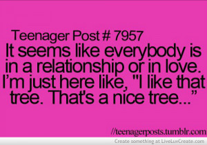cute, funny, i like that tree, life, love, pretty, quote, quotes