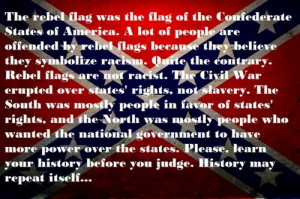 Meaning of the Confederate flag! HELL YEA! So people can shut the hell ...