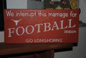 Football Signs Sayings The aggies sign is painted