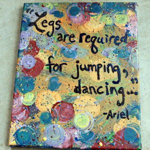 little quotes | this listing is for an 8x10 canvas painting of disney ...