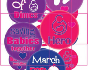 Bottle Cap Images - March Of Dimes - 1 inch circles ...