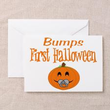 Babys First Halloween Greeting Card for