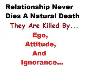 Inspirational Quotes relationship never dies a natural death