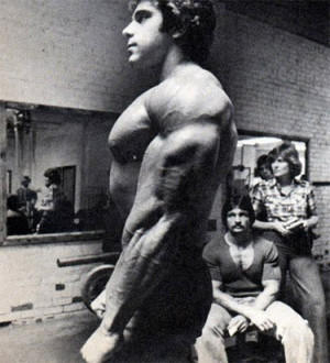 Lou Ferrigno. Arnold’s hungry competitor.