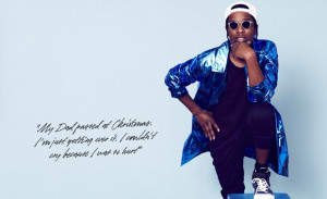 Fashion Darling ASAP Rocky model for Mr. Porter
