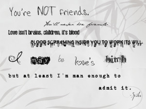 Buffy the Vampire Slayer Lover's Walk Quote