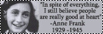 An Anne Frank Quote - Anne Frank Icon (8349343) - Fanpop