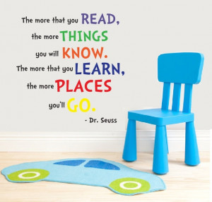 Vinyl Wall Quote Dr Seuss Quote Home Decor Wall Decal Vinyl Lettering ...