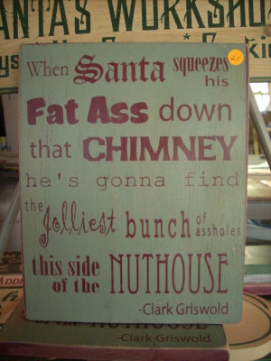 Typographic Graphic Christmas Vacation Clark by ShabtownSigns, $23.00