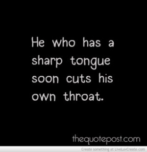 Sharp Tongue