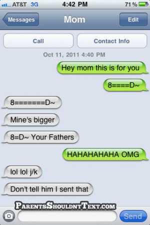 Parents Shouldn't Text - Funny, Crazy, WTF Text Messages From Mom A...