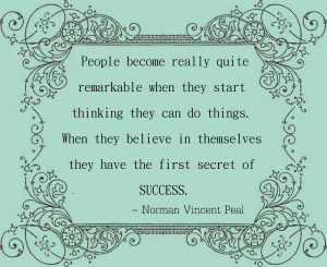 People Become Really Quite Remarkable When They Start Thinking They ...