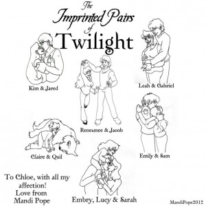 Twilight: Imprinted Pairs for Chloe by MandiPope