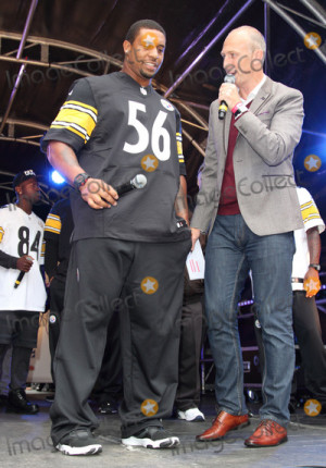 LaMarr Woodley Picture London UK LaMarr Woodley at the NFL Block