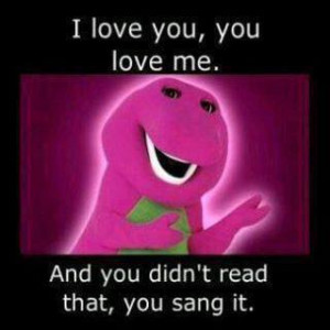 barney, cute, dinosaur, funny, hehe, music, sing