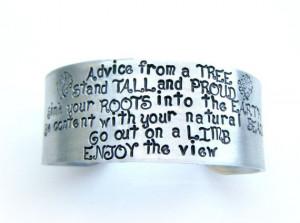 Hand Stamped Cuff- Now that takes serious patience