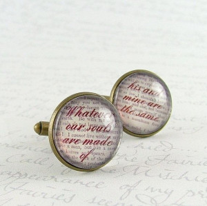 ... Heathcliff and Catherine. Wuthering Heights Cuff Links Heathcliff and