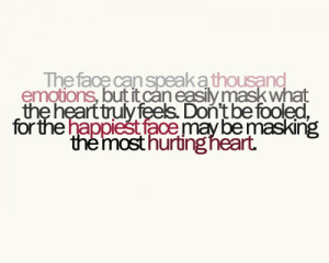 Quotes About Masking Emotions