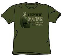 Hogan's Heroes T-shirt: I Know Nothing