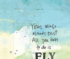 Great quote for airplane room