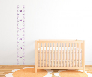 download this Ruler Growth Chart Vinyl Wall Decal Designedbeginnings ...