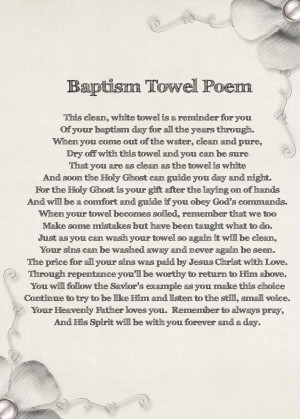 Lds Baptism Poem Lds Baptism Poem Lds Baptism Poem