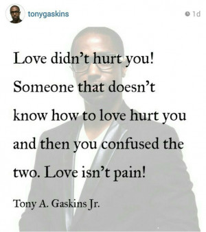 Love isn't pain!