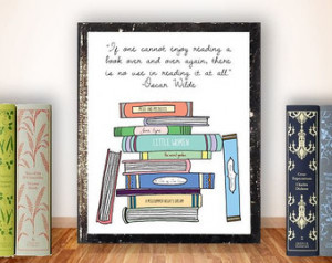 ... library, oscar wilde, inspirational quotes, digital typography