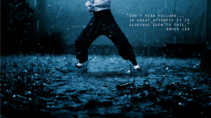 Bruce Lee Failure Quote HD Wallpaper