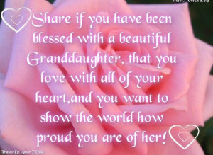 blessed with 5 beautiful Granddaughters & 2 Grandsons, that we love ...