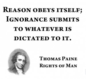 Thomas Paine Quotes Thomas paine on reason
