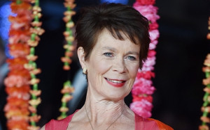 Celia Imrie at the Second Best Exotic Marigold Hotel London premiere