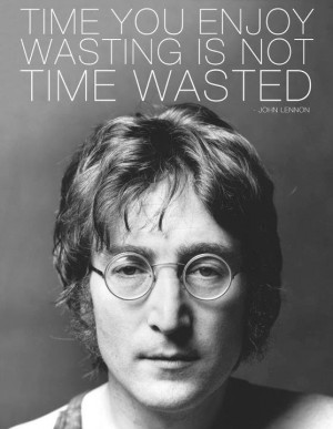 black and white, john lennon, quote, text, the beatles, time