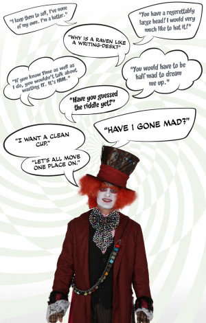 mad hatter famous quotes