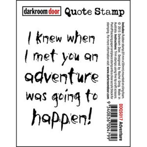 Quote Stamp - Adventure (NEW)