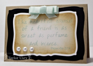 This is my second post today. Want to see the birthday card I made for ...